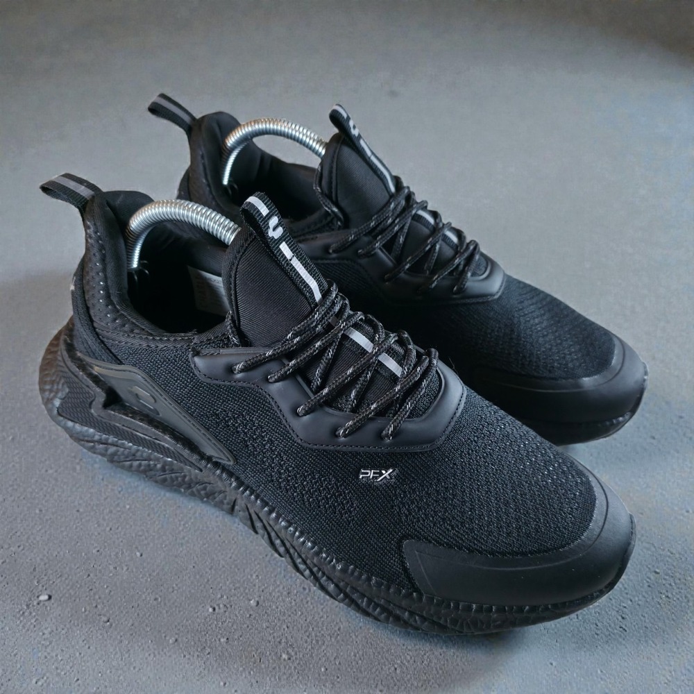 Charly PFX Men's 9.5 Triple Black Running Atheletic Sneakers Shoes *Barely Worn.